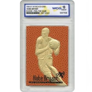 🔥💎KOBE BRYANT ROOKIE CARD GRADED GEM MINT 10 - LOS ANGELES LAKERS NBA